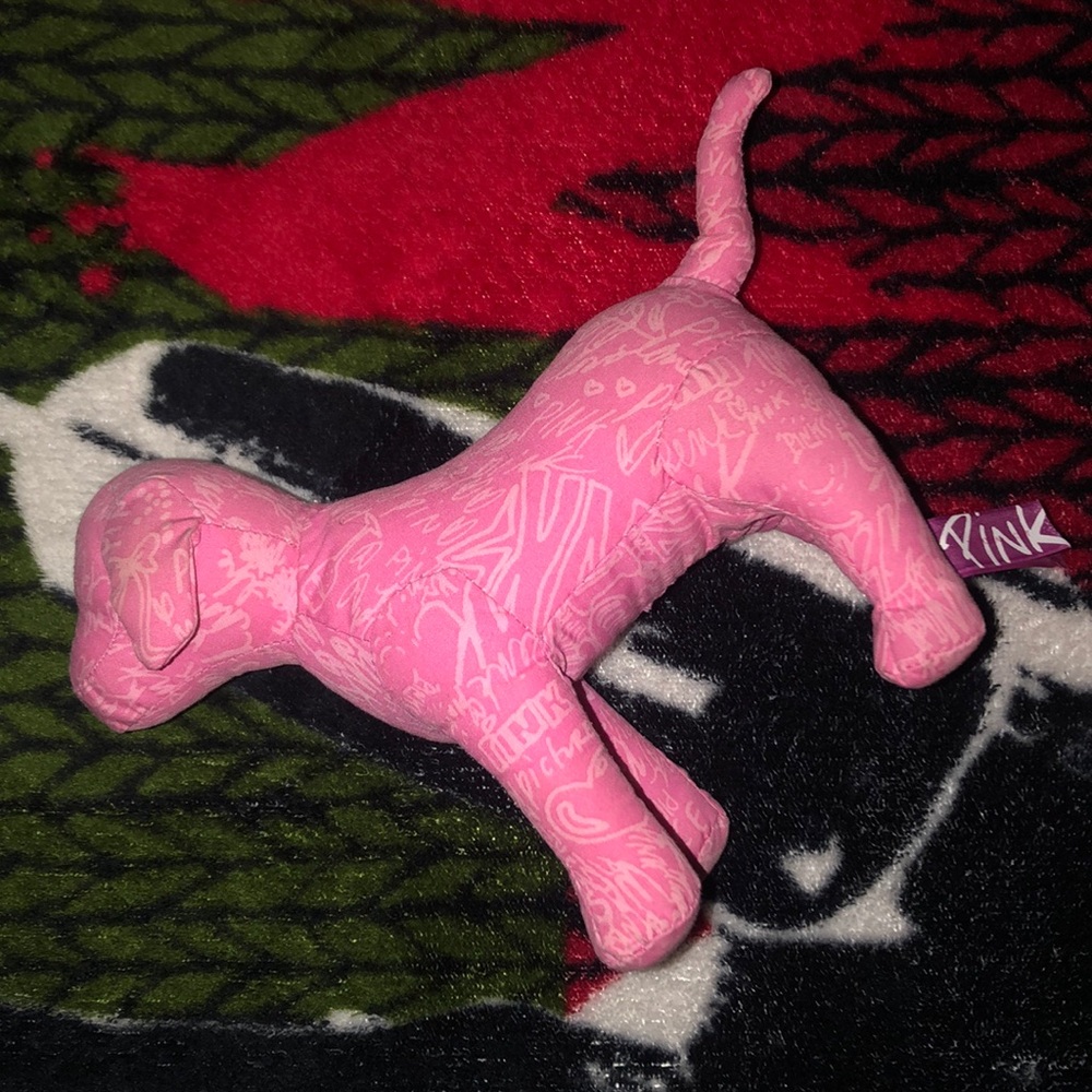 Pink Victoria secret pink dog